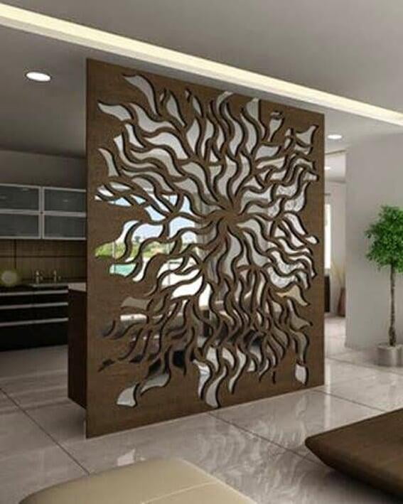 Get Waterproof WPC Frame, Free with Partition Jali Thickness 12mm